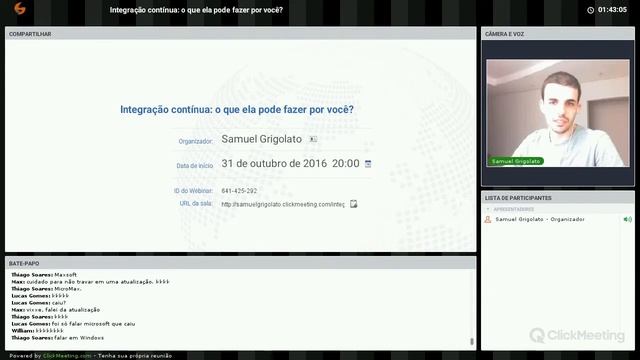 [Webinário] Integração contínua [4/4]: deploy automatizado no WildFly смотреть онлайн