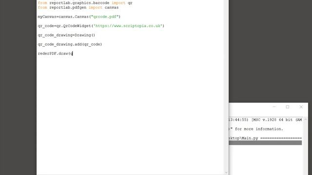Python ReportLab - Generate QR codes смотреть онлайн