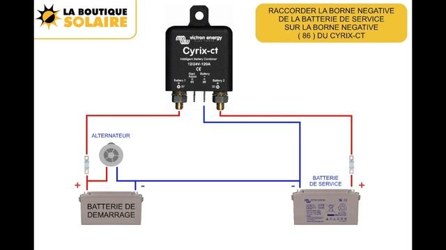 Guide De Montage : Montage Coupleur Séparateur Cyrix CT 12/24V - 120/230A