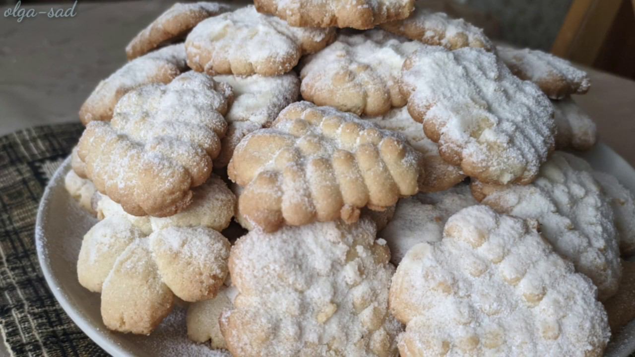 Вкусное песочное печенье. Ешь и хочется ещё. смотреть онлайн