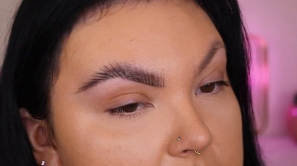how to fill in sparse brows! feathered, bushy brow routine