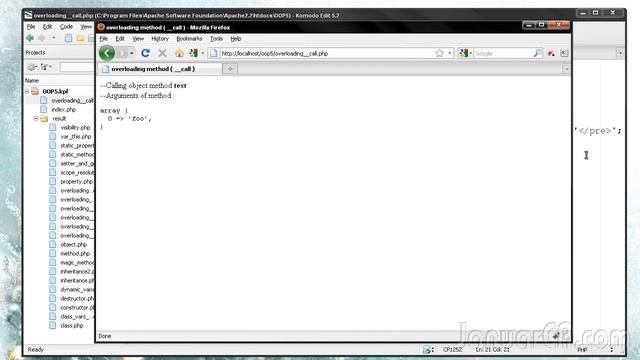 OOP PHP #24 : overloading method __call смотреть онлайн