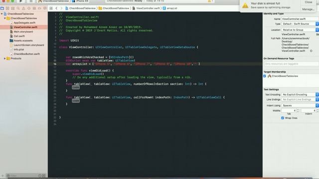 Tableview with Checkboxes in iOS смотреть онлайн