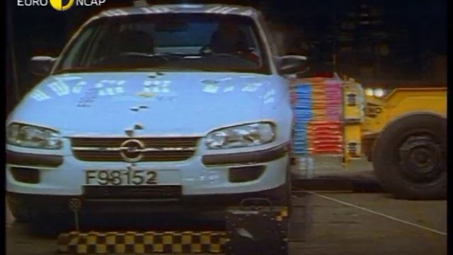 Euro NCAP | Opel/Vauxhall Omega | 1998 | Crash test смотреть онлайн
