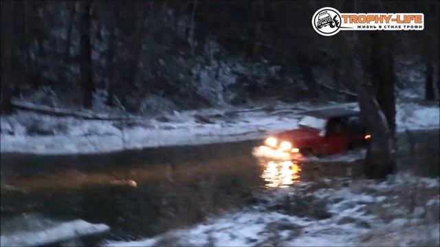Ледяной оффроуд внедорожники Toyota Range Rover Mitsubishi бездорожье 4х4 покатушка Трофи-лайф 2020 смотреть онлайн