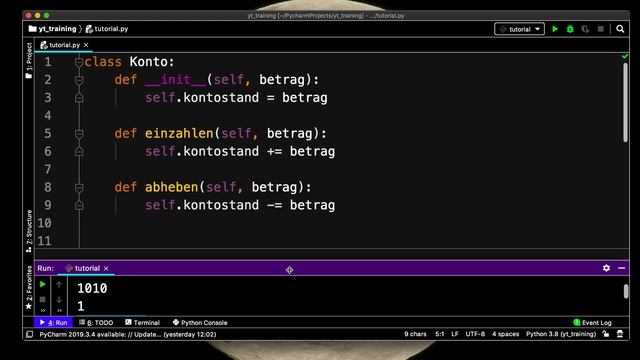 Python - Geschützter Zugriff auf Attribute (Getter) смотреть онлайн