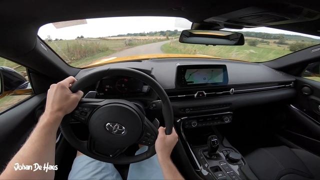 TOYOTA GR SUPRA 340 HP POV TEST DRIVE AUTOBAHN, COUNTRY ROADS & CITY DRIVE смотреть онлайн