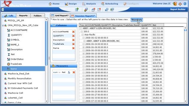 DataRoket Real-time Tree View Reporting Demo смотреть онлайн