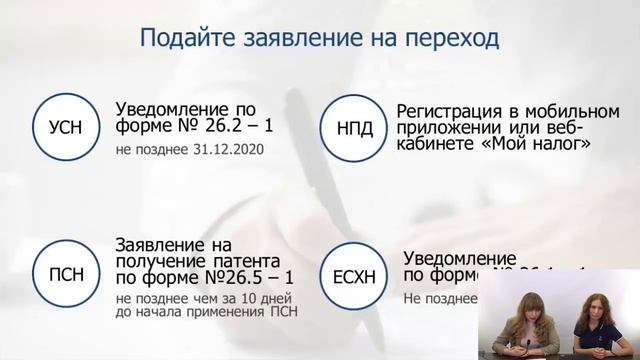 Отмена ЕНВД. Переход на УСН/ОСНО смотреть онлайн