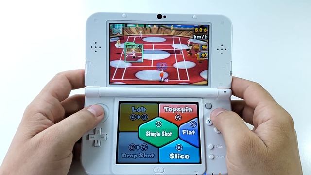 Mario Tennis Open |The New Nintendo 3DSXL handheld gameplay смотреть онлайн
