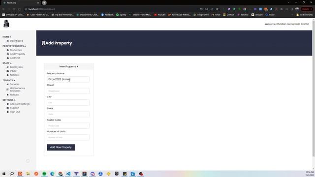 Apartment Portal Site w/ React + Flask v2 смотреть онлайн