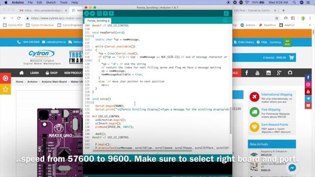 Displaying Text on MAX7219 Dot Matrix Using Arduino and Bluetooth [BM] смотреть онлайн