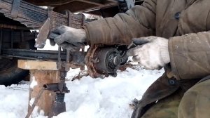 ступичный подшибник телеги 2 птс 4 рассыпался, замена ступицы и подшибников...