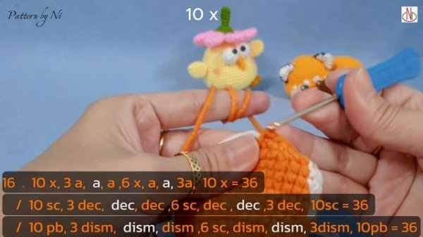 Crochet red panda | amigurumi crochet | Móc gấu trúc đỏ | Ni Crochet