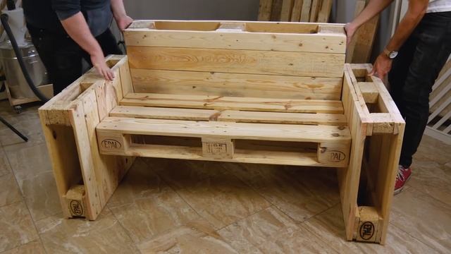 Для этого супер-проекта нужно только 4 старых поддона. смотреть онлайн