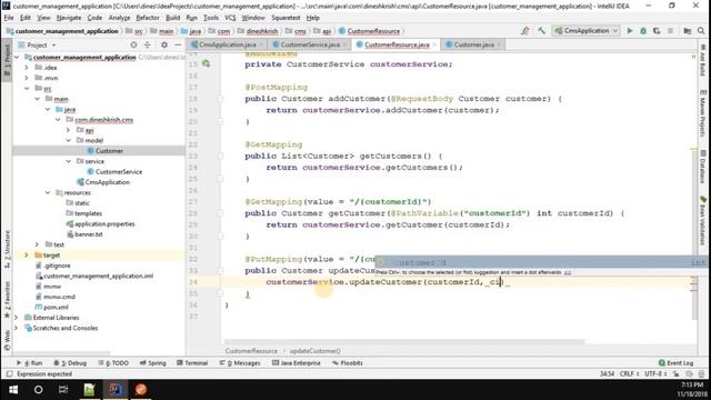 #9 Spring Boot Tutorial - @PutMapping Annotation in Spring Boot смотреть онлайн