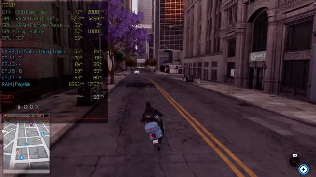 Watch Dogs 2 FX 8320 и GTX 1060 6Gb, 16Gb RAM ОС ~Ultra смотреть онлайн