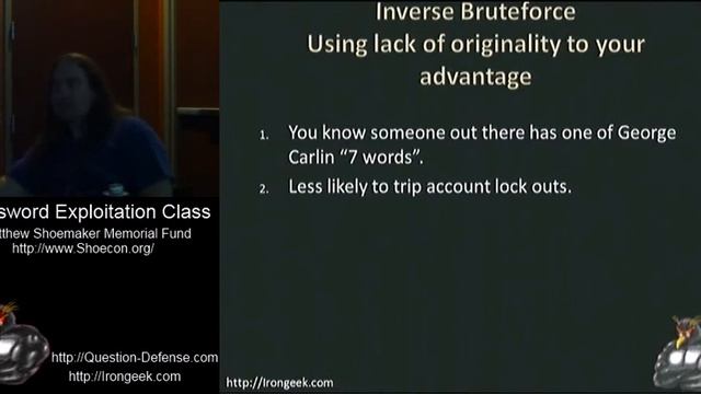 Password Exploitation Class: Part 3: Windows LM and NTLM hash cracking 5/5 смотреть онлайн