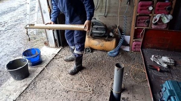 ЖЕЛОНКА . ПРОВЕРЯЮ ЖЕЛОНКУ В РАБОТЕ / water drilling device
