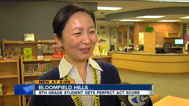 8th grader gets perfect ACT score смотреть онлайн