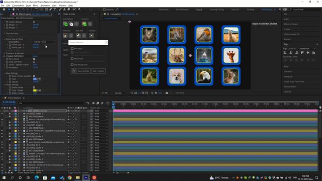 Add Frame Features to Grid - Slides & Grids смотреть онлайн