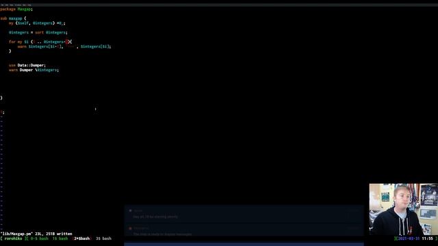 Live Coding: Perl Weekly Challenge 106 смотреть онлайн