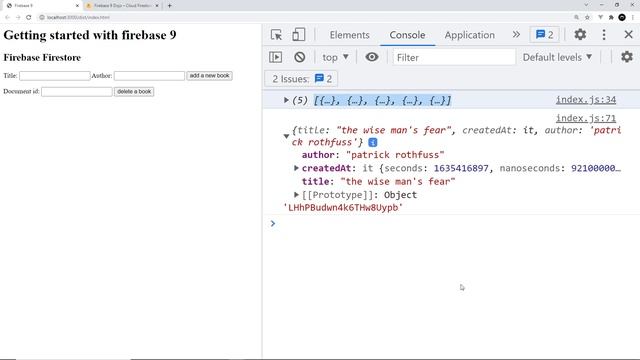 Getting Started with Firebase 9 #9 - Fetching a Single Document смотреть онлайн