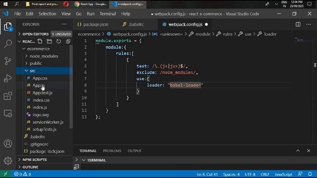 Tutorial#3 | React.js/Redux E-Commerce - Creating React.js project смотреть онлайн
