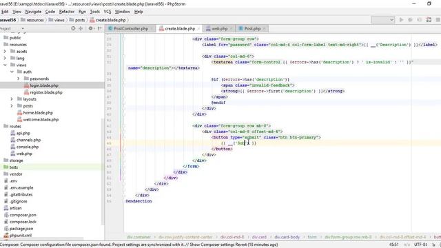 Laravel 5.6 Tutorial: Laravel Insert data with hasOne Relationship смотреть онлайн
