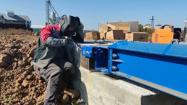 Какие автовесы выбрать? Автомобильные весы на 80 тонн длина 18 м. Установка в Волгоградской области