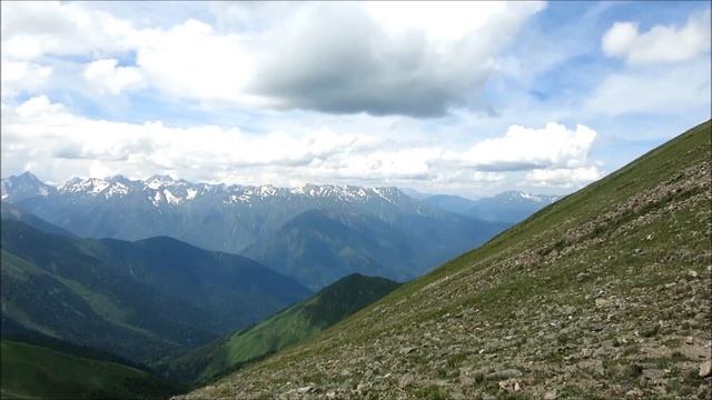 Недельный поход по Кавказу в районе Рожкао, вторая половина июня 2018 смотреть онлайн