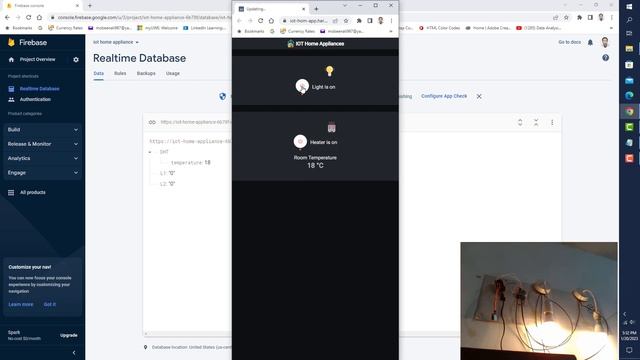 Nodemcu IOT home appliances application in python by plotly dash смотреть онлайн