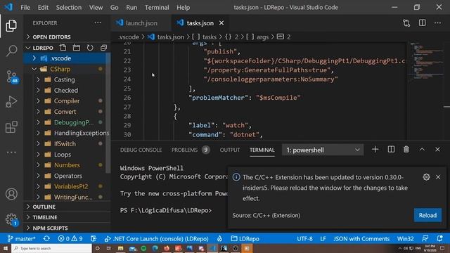 Debugging en C# (Visual Studio Code) Pt1 смотреть онлайн