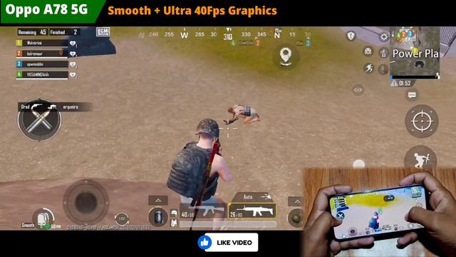 Oppo A78 5G BGMI (PUBG) Graphics Test & GamePlay⚡DIMENSITY 700 Gaming Test🔥Performance🔥