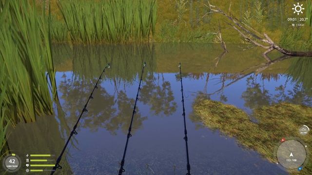 Русская рыбалка 4 - река Ахтуба - Колюшка и вьюн в протоке смотреть онлайн