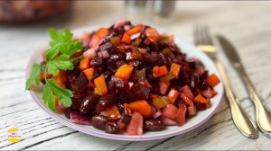 Овощной Салат «ВИНЕГРЕТ» Классический Рецепт Приготовления Винегрета!