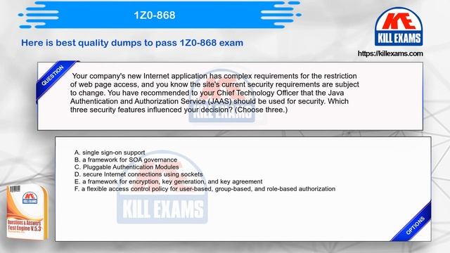 1Z0-868 - Java Enterprise Edition 5 Enterprise Architect Certified Master Upgrade Dumps Questions смотреть онлайн