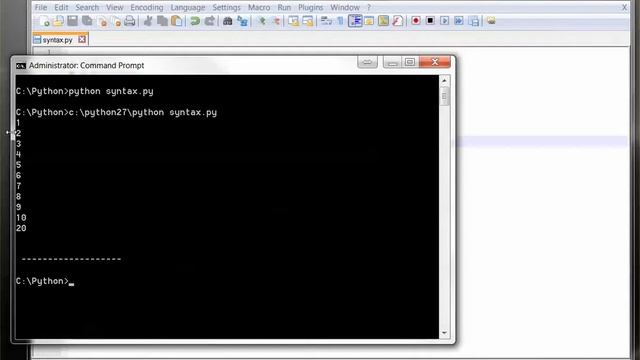 Intro to Python Programming 4 - Syntax смотреть онлайн
