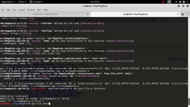 Mega-Fuse Compiling from github 64 bit and 32 bit. смотреть онлайн
