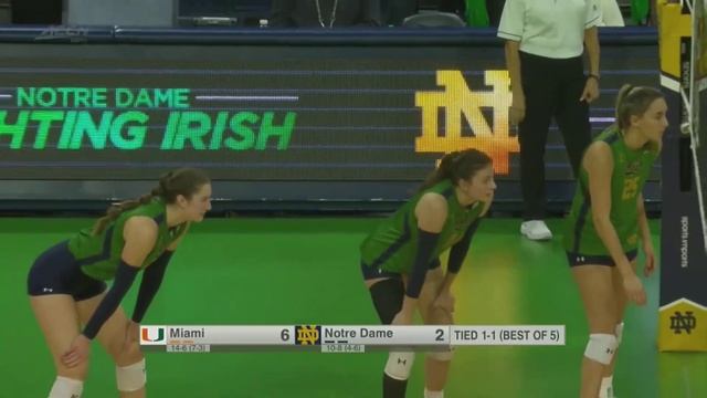 Miami vs. Notre Dame Full Match Replay | 2023 ACC Volleyball смотреть онлайн