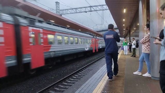 ЭД4М-0391 «РЭКС» на станции Ростокино смотреть онлайн