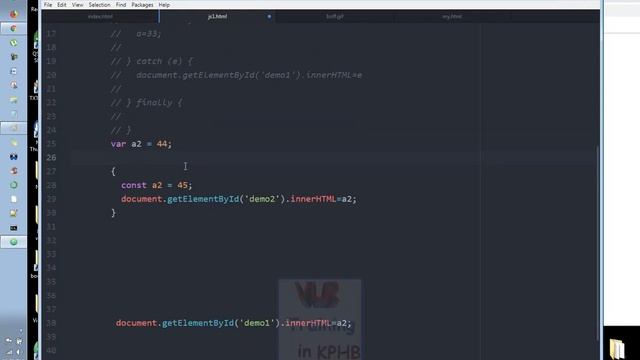 Const In JavaScript Training Videos In Telugu 62 I JavaScript Tutorials I Classes смотреть онлайн