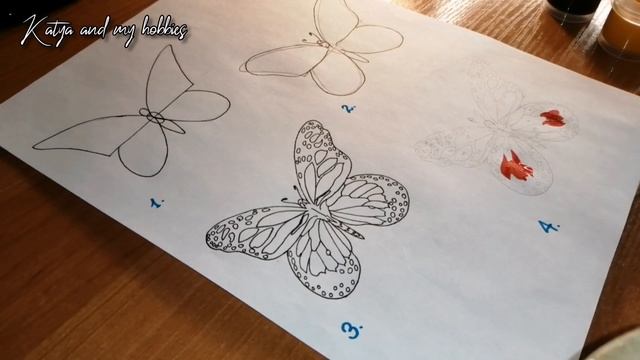 Видео - урок по рисованию бабочки ???? смотреть онлайн