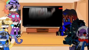 Sans aus react to Creepypasta |Warning flashing lights and gore|