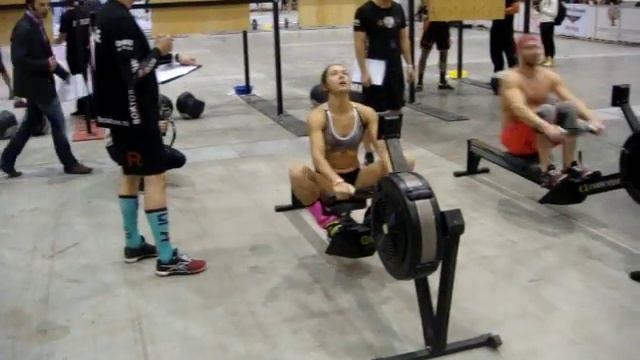 Гребные тренажеры Concept 2 на кроссфит-соревнованиях смотреть онлайн