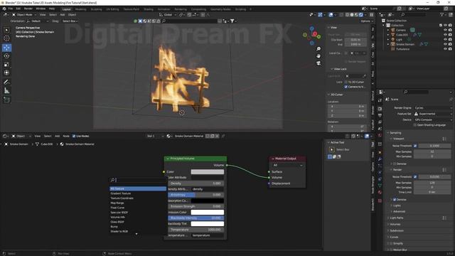 Blender 3.5 Realistic Quick Fire Animation #Hindi смотреть онлайн