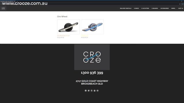 Meet Crooze - Electric Bikes, Scooters and E-Boards in Gold Coast. смотреть онлайн