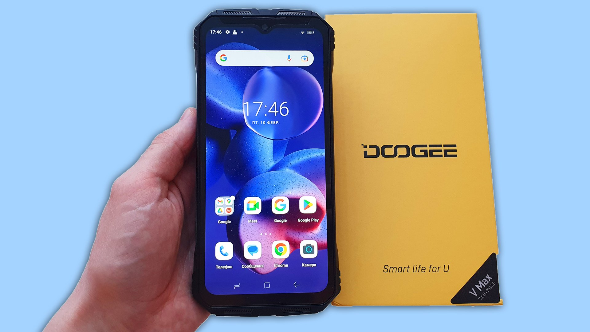DOOGEE V MAX - ЗАЩИЩЕННЫЙ ФЛАГМАН С БАТАРЕЕЙ 22000MAH!
