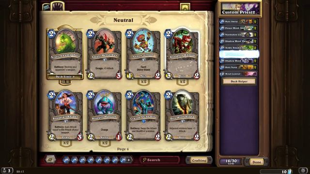 Hearthstone |0 Dust | Priest Deck смотреть онлайн