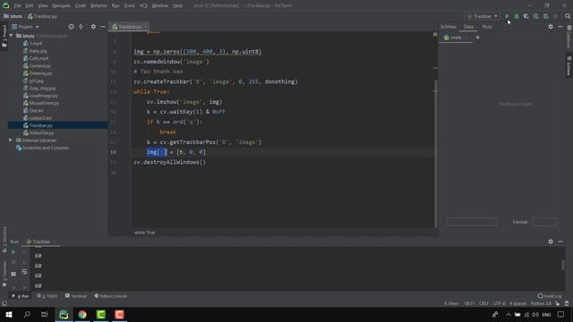 Thực hành sử dụng Trackbar trong OpenCV và Python смотреть онлайн